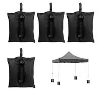 mizikuu 4 Pièces Sac Lestage, Sac de Sable pour Tente Pop-up Lestage Tonnelle Poids de Lestage Sac de Imperméables pour Auvent Dépliant, Terrasses Parasols Instantanés et Extérieurs