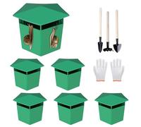 mizikuu 6 Pièces Pièges à Limaces Escargots, Pièges à Escargots à Bière Anti Limace Naturel Escargots Catcher pour Attraper Les Limaces et Les Escargots