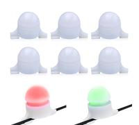 mizikuu 6PCS Détecteur De Touche Électronique De Pêche, Détecteurs de Morsure LED Alarme de Touche de la Canne à Pêche Détecteur Accessoire de Pêche pour DifféRents Types de Canne à Pêche