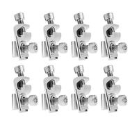 mizikuu 8 Pièces Clips de Mise à Terre de Panneau Solaire Standard, Pince de Mise à la Terre Photovoltaique Support de Fixation Panneau Solaire Kit en Aluminium Fixation de Panneau Solaire