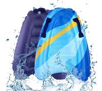 mizikuu Bodyboard Gonflable, Planche Gonflable Enfant avec Poignées Planche De Surf Flottante Portable Aide à La Natation Bodyboard pour Enfants Été Surf Plage Natation Sports Nautiques, Bleu