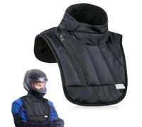 mizikuu Cache-cou pour moto, tour de cou et de poitrine - Résistant au froid - Coupe-vent - Imperméable - Pour cyclisme, ski, sports de plein air en hiver