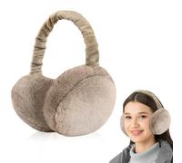mizikuu Cache-oreilles en Peluche, Earmuffs d'hiver Réglables Cache Oreilles Chaud Pliable Earmuffs d'extérieur Protège-oreilles Anti Froid Pour Femme Homme Outdoor Ski Fête de Noël