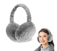 mizikuu Cache-oreilles en Peluche, Earmuffs d'hiver Réglables Cache Oreilles Chaud Pliable Earmuffs d'extérieur Protège-oreilles Anti Froid Pour Femme Homme Outdoor Ski Fête de Noël