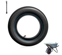 mizikuu Chambre à air Remorque, 3,50/3.00-8" Pneu Brouette Tubes Intérieurs de Remplacement avec Valve Courbée Chambres à air de Roue Brouette pour Diable, Chariot à Main, Chariot de Jardin