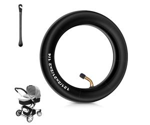 mizikuu Chambres à air 12 Pouces, 12 1/2 "x 2 1/4" Chambres à air pour Scooter avec Tige de Valve coudée Valve 90°pour poussettes, scooters, vélos