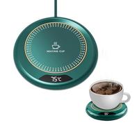 mizikuu Chauffe Tasse à Café USB, Réchauffe Tasse à Café avec 3 Réglages Température Chauffe Boisson Electrique Intelligent Bureau Coussin Chauffant Multifonctionnel Arrêt Automatique Pendant 8 Heures