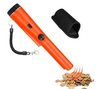 mizikuu Detecteur de Metaux Pinpointer, Portable IP66 Etanche Pointeur de Recherche À 360° Or Chasse au Trésor Aiguille avec Indicateur LED Intégré Ceinture Holster