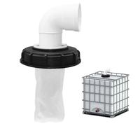 mizikuu Filtre À Couvercle IBC 90°, Accessoires De Réservoir Couvercle de Réservoir IBC en Nylon 165mm Couvercle De Filtre Lavable pour Réservoir d'eau de Pluie