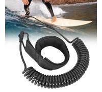 mizikuu Leash de Surf Paddle Board Coil, Laisse de Planche de Surf Cordes de Sécurité Laisse en TPU Surfboard Leash pour Stand up Paddle Board Shortboard Surfboard Bodyboard