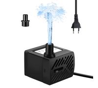 mizikuu Mini Pompe à Eau Submersible, 3W Ultra Silencieuses Pompes à Eau Avec Câble d'Alimentation De 1 m 300L/H Ajustable Pompe Aquarium Petite Pompe Submersible Pour Aquarium, Étang, Fontaine
