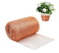 mizikuu Rete in Rame, Rete Rame Controllo Insetti 12,7 cm x 12 m Rete Anti Lumache per Orto Recinzione per Lumache Rete Flessibile in Rame Puro da Tagliare per Controllo Uccelli Lumache Insetti Topi