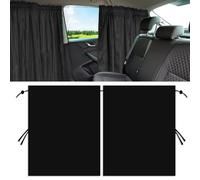 mizikuu Rideaux de Séparation pour Voiture, 190 x 120 cm, Pare-Soleil Universel, Opaque, Bloque 99% UV, Facile à Installer, Compatible avec la plupart des Véhicules de Tourisme