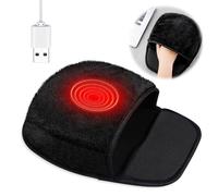 mizikuu Tapis de Souris Chauffant USB, Ergonomique Souris Chauffante Grand Chauffe Mains Universel Chauffe-Hiver Tapis de Réchauffement Hiver Mouse Pad pour Bureau, Famille, Jouer à des Jeux