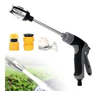 mizikuu Turbo Rondelle pour Tuyau D'arrosage, Embout de Pulvérisation pour Pistolet à Eau Haute Pression avec 3 Connecteurs Douchette Tête Turbolaveuse de Jardin Jet Nozzle 2 in 1 High Pressure Washer