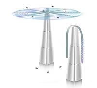 mizikuu Ventilateur Anti-Mouche, 2 Pièces Chasse Mouche de Table Répulsifs Anti-Moustiques Répulsif à pales pour Intérieurs Extérieurs Jardin Camping Barbecue