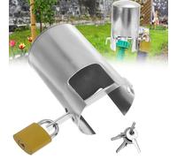 mizikuu Verrou de Robinet, Tuyau De Jardin Isolé Et Couvercle économie d'eau Cadenas Robinet Exterieur Système De Verrouillage Du Boîtier Empêchant l'utilisation et le vandalisme