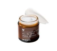 [MIZON] ALL IN ONE SNAIL REPAIR CREAM (75g) Soin Coréen - Crème pour le visage à l'extrait de mucine d'escargot - Soin anti-âge & anti rides - Soin des imperfections - Ultra nourrissant