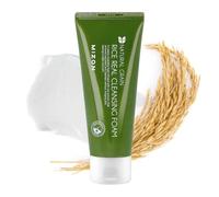 [MIZON] RICE REAL CLEANSING FOAM (150ML) Soin Coréen - Nettoyant Visage Exfoliant Doux à l'Extrait de Riz - Éclat, Nettoyage des Pores et Amélioration du Teint - Peaux Grasses et Mixtes
