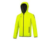Mizuno 32EE7002 Mirco Veste coupe-vent pour homme, blanc - Jaune - Large