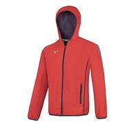 Mizuno 32EE7002 Mirco Veste coupe-vent pour homme, blanc XL rouge