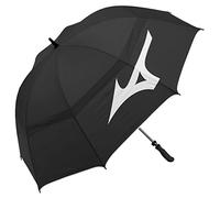 Mizuno 68" Tour Ventilé Double Canopy Golf Umbrella - Noir/Blanc
