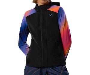 Mizuno Active Alpha Hanabi Veste à capuche XS Noir