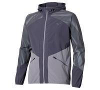Mizuno - Active Alpha Hodded Jacket - Veste running homme Odyssey Gray - S