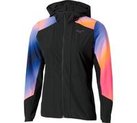 MIZUNO Active Alpha Hodded Jacket W - Femme - Noir / Multicolore - taille XS- modèle 2025