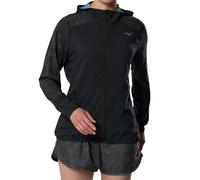 Mizuno Veste imperméable Active Alpha à capuche Femme Noir M