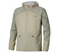 Mizuno Veste imperméable Active Alpha à capuche Vert L Homme