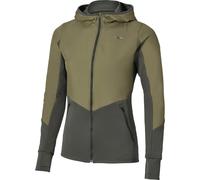MIZUNO Active Hybrd F/zip Hood Jacket W - Femme - Vert / Gris - taille M- modèle 2026
