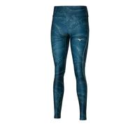 Mizuno Actives Collant De Course Femmes-Bleu, Taille L