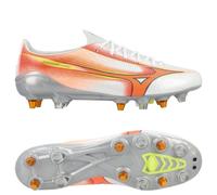 Mizuno Alpha Iii Made In Japan Sg Prism - Blanc/orange/evening Prim - Terrain Gras (Sg) 42½