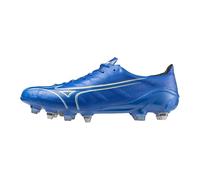 Mizuno Alpha Japan Chaussures de football pour homme, Laser bleu blanc, 44.5 EU