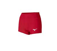 Mizuno Apex Short de Volleyball pour Femme Entrejambe 6,3 cm, Rouge, XS