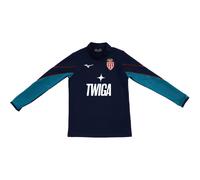 Mizuno AS Monaco Haut d'Entraînement 2026/2027 Bleu Marine/Vert S