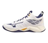 Mizuno Mixte Wave Dimension Mid Chaussure de Volleyball, White Blueribbon MP Gold, 46.5 EU