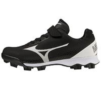 Mizuno Boy's Wave Lightrevo Youth Sneaker, Black-White, 10 Little Kid