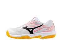 Mizuno Break Shot 5 Junior CC, Chaussures de Tennis Enfants et Garçons Unisexe, White Calypso Coral Citrus, 40 EU