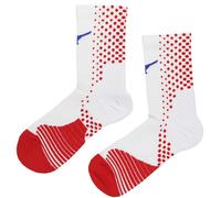 Mizuno Chaussettes de course 35-37 Blanc/Violet