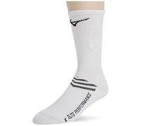 Mizuno Socks Chaussettes de Volleyball Runbird Crew Femme, Blanc, M