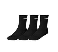 Mizuno Training 3P Socks Chaussettes, Noir/Noir, M Mixte