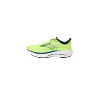 MIZUNO Chaussure de course 'WAVE RIDER' bleu foncé / citron vert / blanc, Taille 42