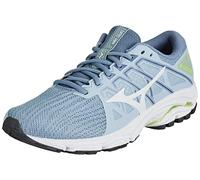 Mizuno Chaussures de Course Wave Equate 6 (W) pour Femme, Subduedb White Neolime, 40.5 EU