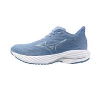 Mizuno Chaussures de Course Wave Rider 28 pour Femme, Glacier Lake-Blanc, 38 EU