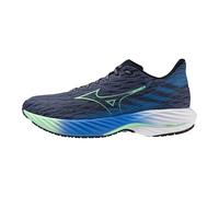 Mizuno Chaussures de Course Wave Rider 28 pour Homme, Menthe Indigo-néo Vintage, 46.5 EU