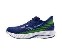 Mizuno Chaussures de Course Wave Rider 28 pour Homme, Reflex Bleu-Blanc, 43 EU