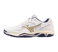 Mizuno Chaussures de Handball pour Homme, White Bribbon MP Gold, 44.5 EU