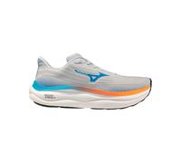 Mizuno - Chaussures de running - Wave Sky 9 Cloudscape/Blue Jewel/Lava Orange pour Homme - Taille 8,5 UK - Gris Gris 8,5 UK
